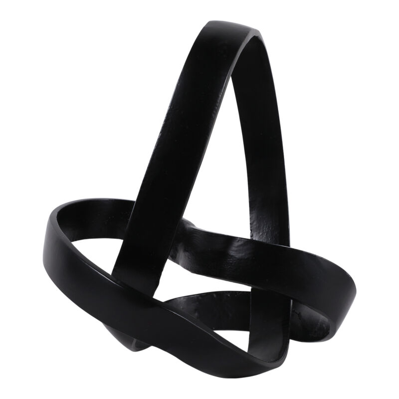 Ec 11.5" Large Metal Knot, Black image number 4