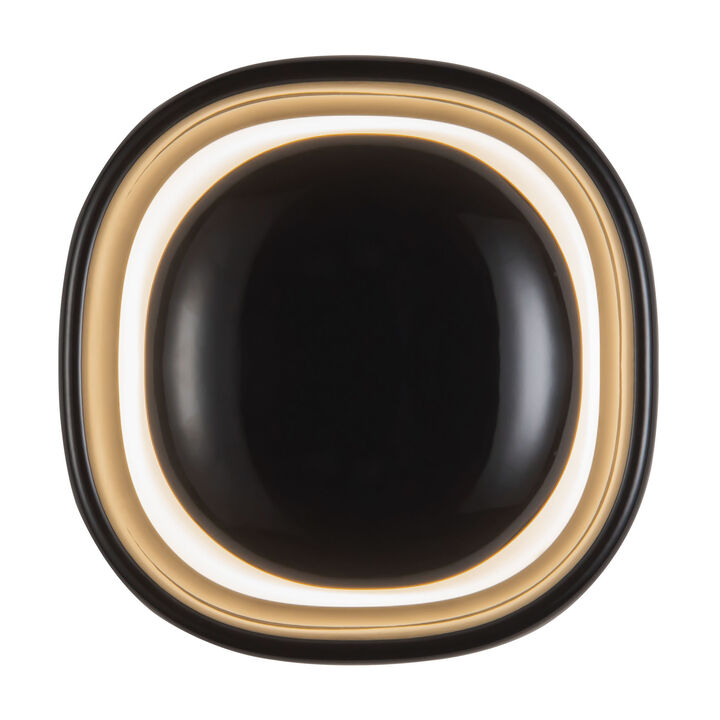 Pebble 8-in Damp-Rated Dimmable LED Wall Sconce