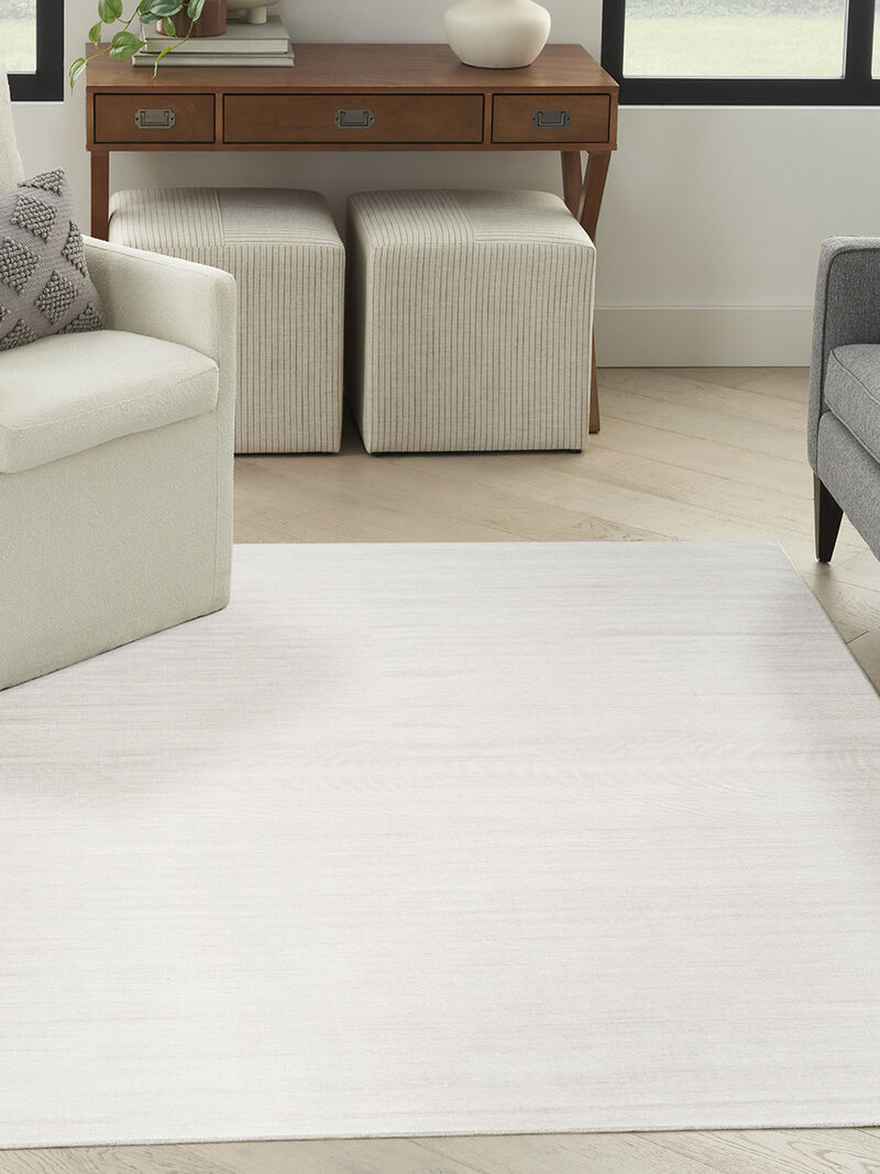 Washable Essentials WAE01 Ivory/Gray 5'3" x 7'3" Rug image number 5