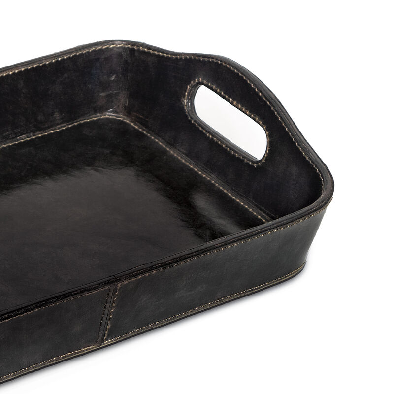 Derby Parlor Leather Tray