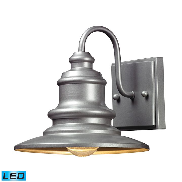 Marina Silver LED Outdoor Sconce