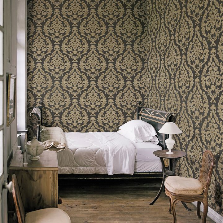 Palazzo 2 Damask Bronze Brown Wallpaper G67613