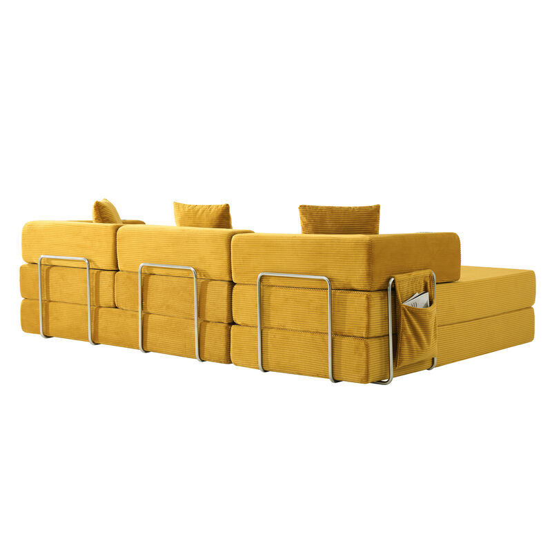 Mernri 108'' Modular Sectional Sleeper Sofa image number 4