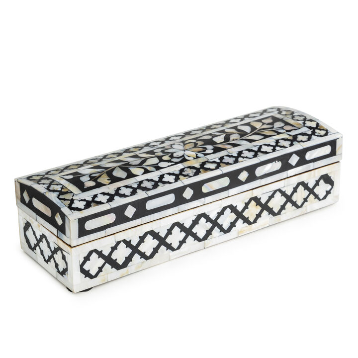Jodhpur Mother of Pearl Decorative Box - 12"
