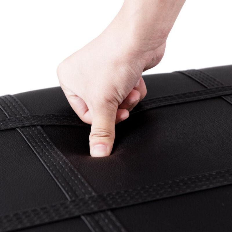 Hivvago Solid Wood PU Leather Piano Double Duet Keyboard Bench