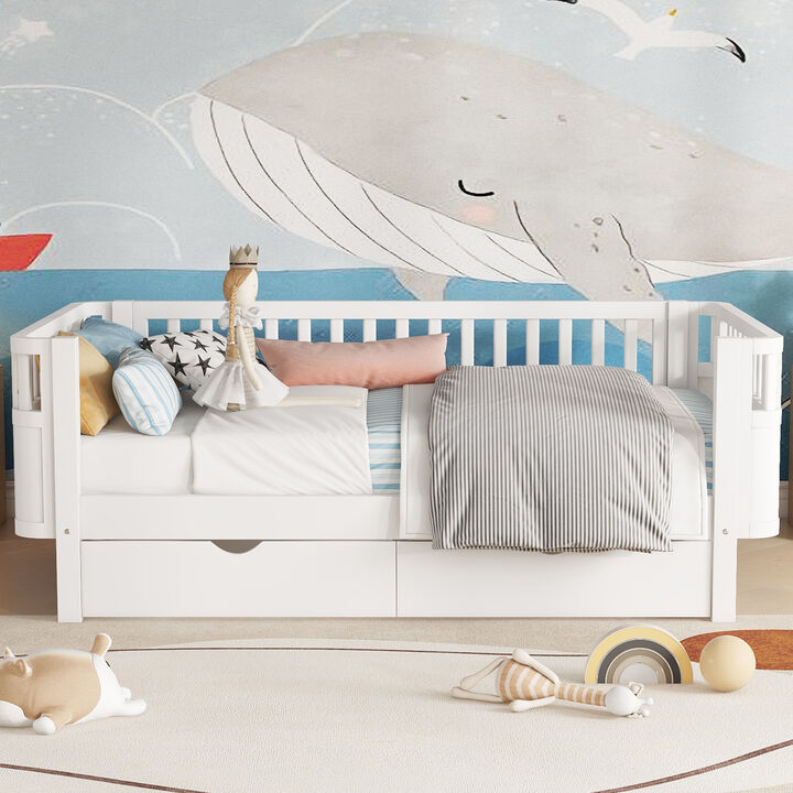 Pangsu Wood Platform Bed for Kids