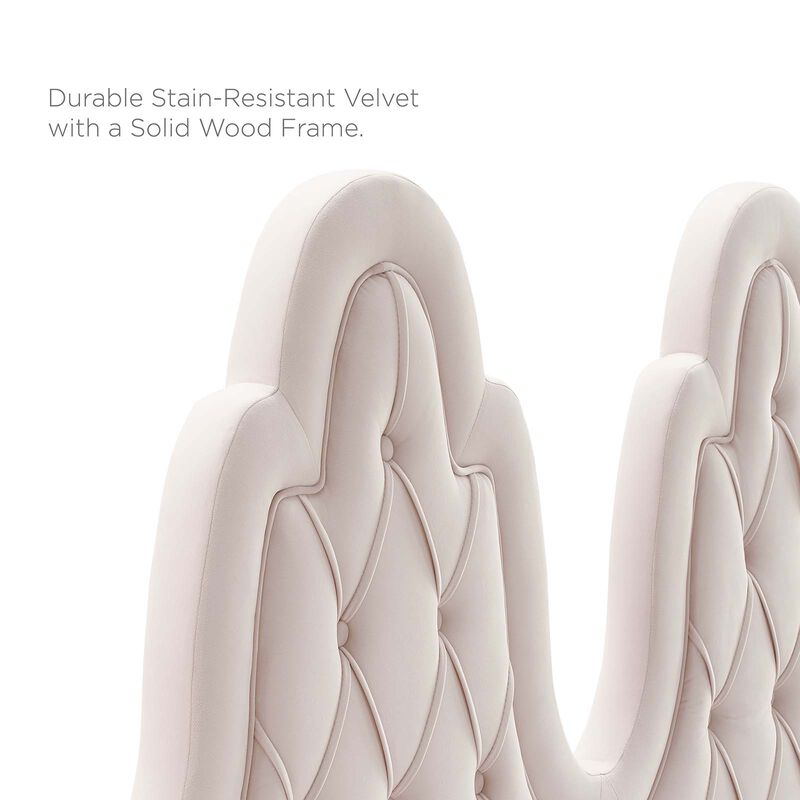 Modway - Augustine Tufted Performance Velvet Twin Headboard image number 5