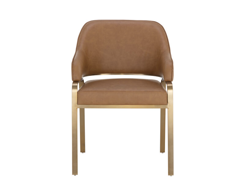 Thorne Milliken Cognac Dining Armchair image number 1