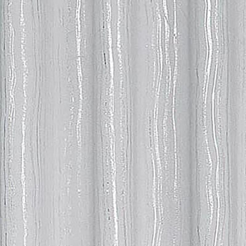 Rt Designers Collection Modern Iceland Metallic All Season Blackout Drapery Elegant Grommet Curtain Panel 54" X 84" Silver