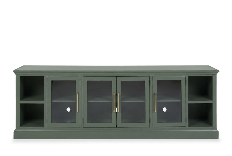 Byron 98" Console with 4 Doors in Green image number 0