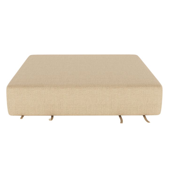 Forever Patio Sunbrella Spectrum Sand Tan/Beige 25 x 25 x 5 Ottoman Cushion