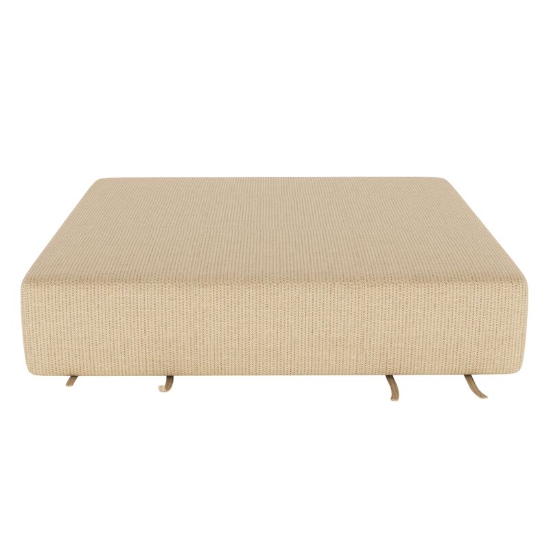 Forever Patio Sunbrella Spectrum Sand Tan/Beige 25 x 25 x 5 Ottoman Cushion