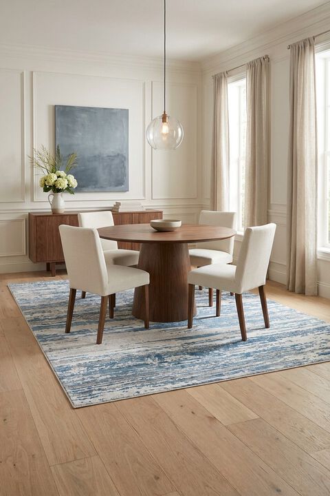 Cirque Heaston White Alyssum 3'11" x 5'11" Rug