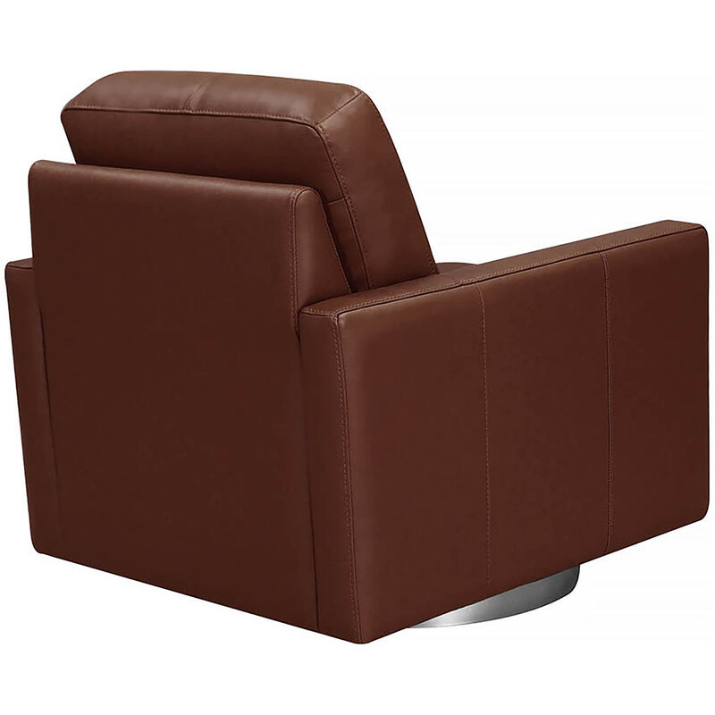 Ashby Swivel Leather Chair