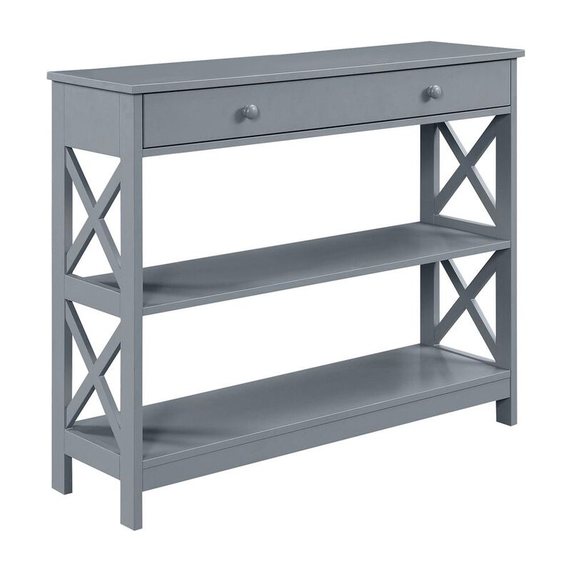 Convience Concept, Inc. Oxford 1 Drawer Console Table with Shelves