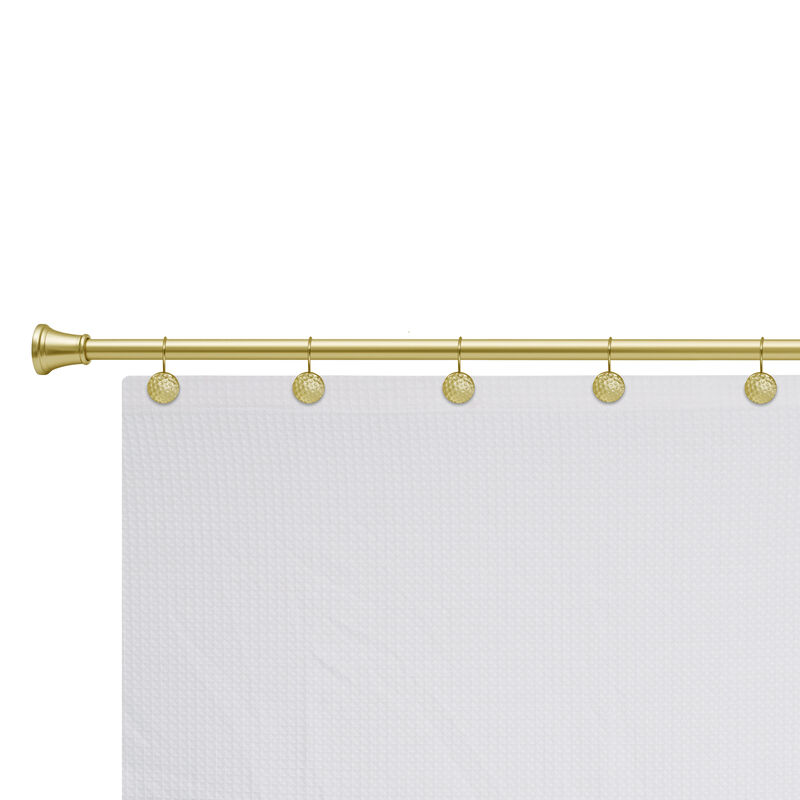 Metal Shower Curtain Hooks, Set of 12 image number 4