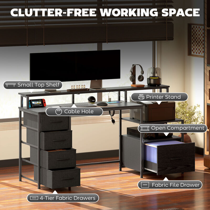 Modern computer desk - Stylish and functional design for home office or workspace