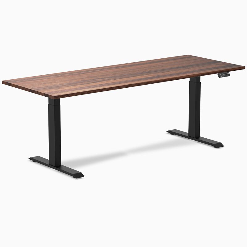 Desky Dual Hardwood Sit Stand Desk image number 0