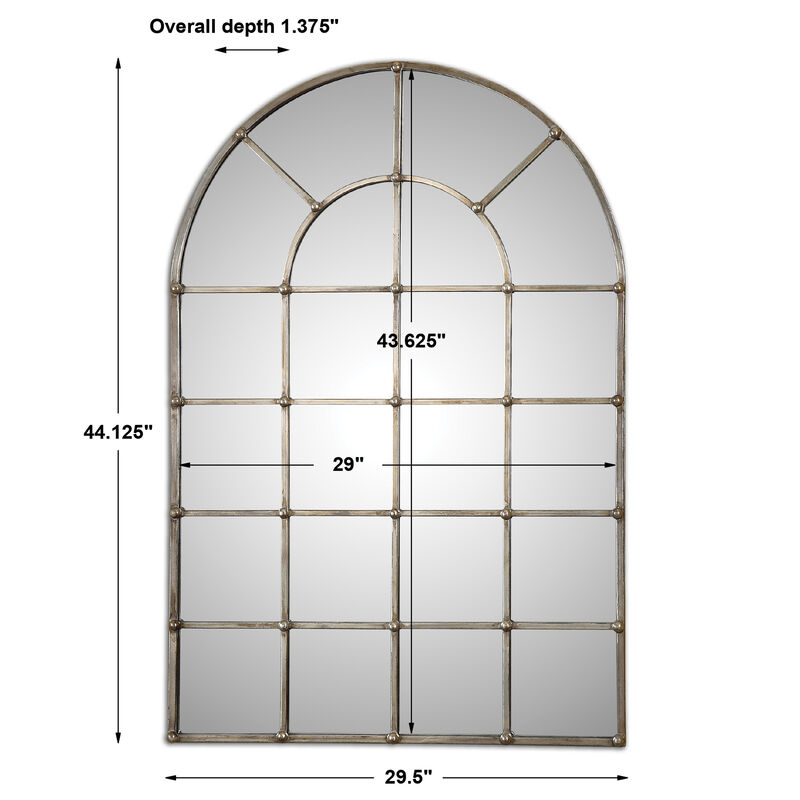 Barwell Arch Window Mirror
