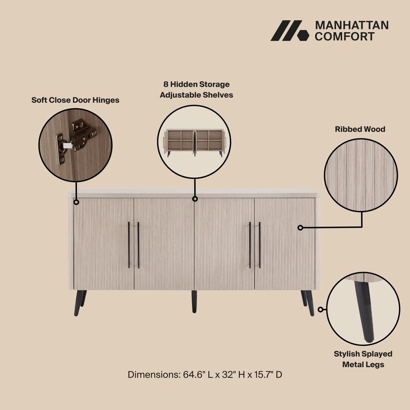 Jodie Beige Sideboard