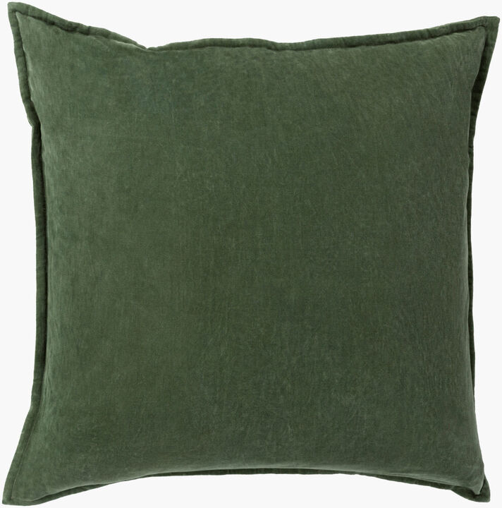 Cotton Velvet Lumbar Pillow