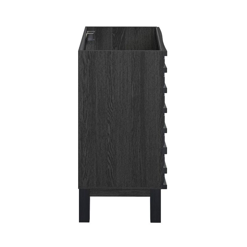 Cascade 18" Bathroom Vanity in Black - Cabinet image number 4