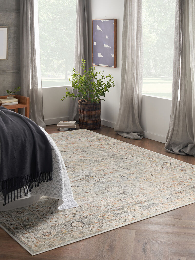 Oushak Home OUS02 Light Gray 7' x 10' Rug image number 5