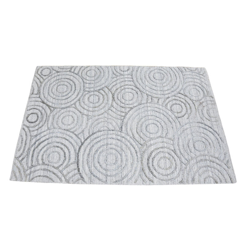 RUGSOTIC CARPETS HAND WOVEN FLAT WEAVE KILIM POLYESTER ECO-FRIENDLY AREA RUGS  - Rectangle Shape, Geometric Modern Design, Low Pile  Handmade Area Rugs (DP0010) image number 2