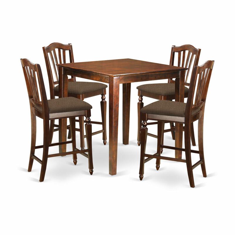 5 PC counter height set-pub Table and 4 Kitchen Chairs.