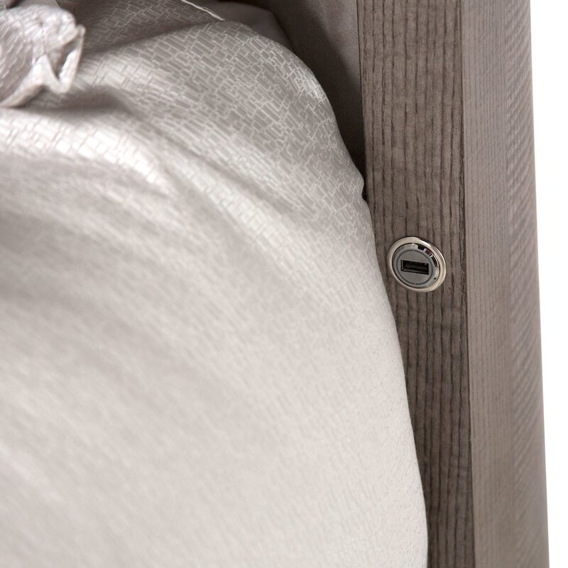 Michael Amini Roxbury Park Cal. King Dual-Panel Bed - Slate