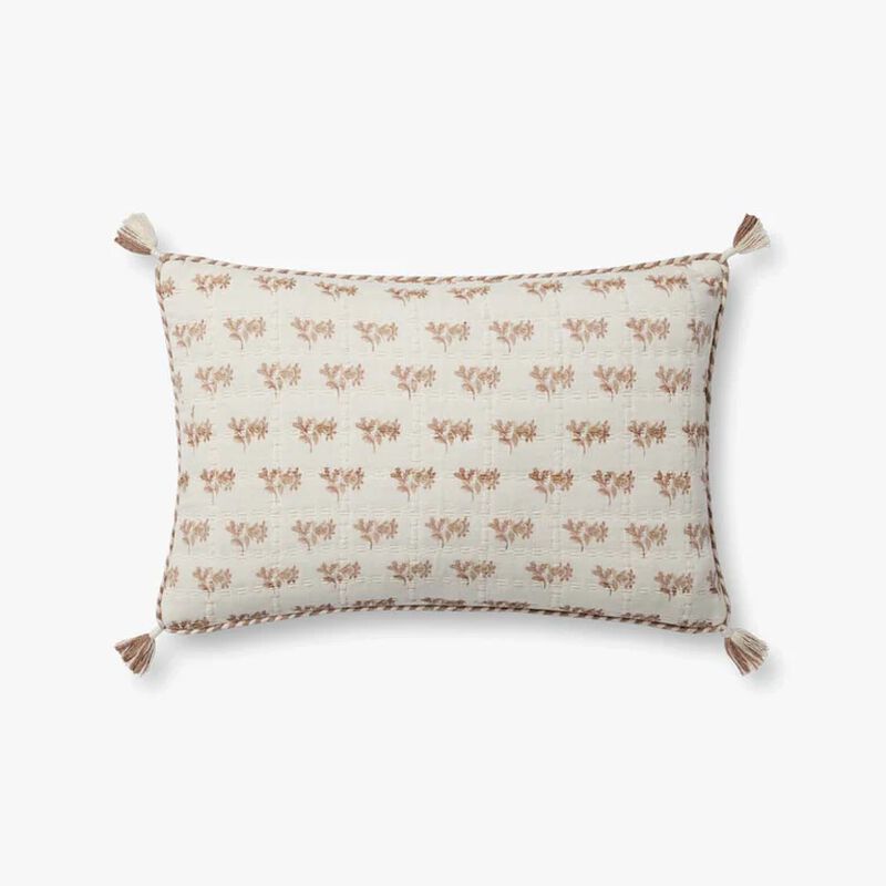 PLL0117 Blush/Ivory 13''x21'' Poly Pillow