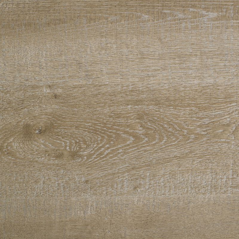Tyna Rustic Queen Panel Bed with Planked Headboard, Weathered Oak Wood image number 6