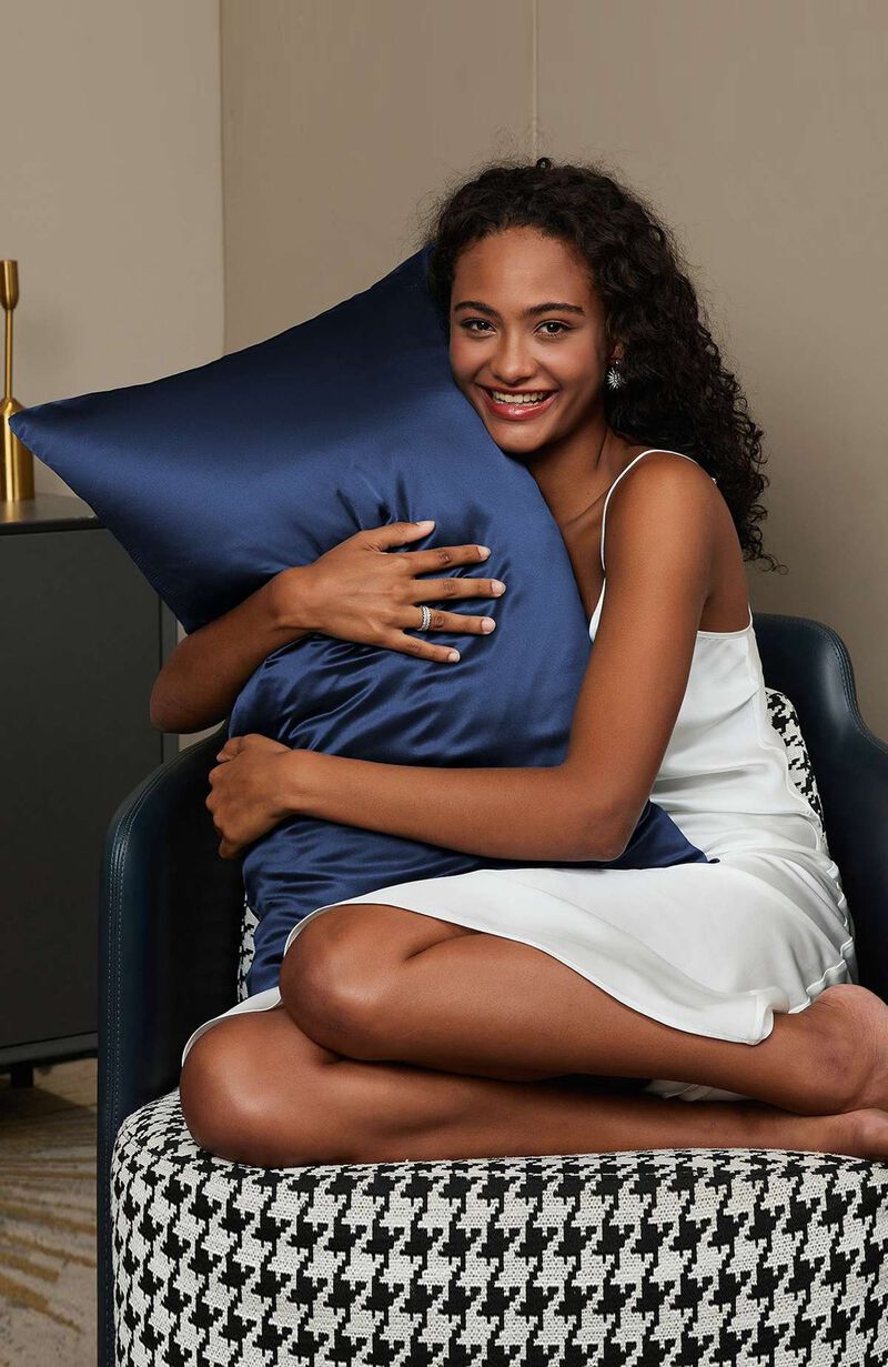 22Momme Mulberry Silk Hidden&nbsp;Zipper Pillowcase