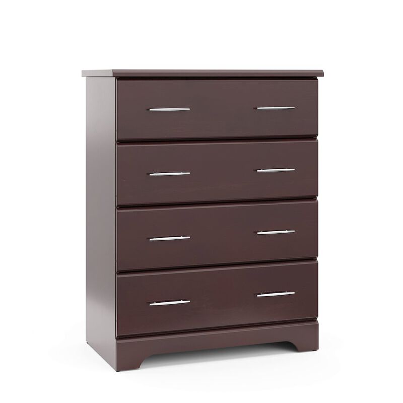 Storkcraft Brookside 4 Drawer Chest (Espresso) &ndash; GREENGUARD Gold Certified