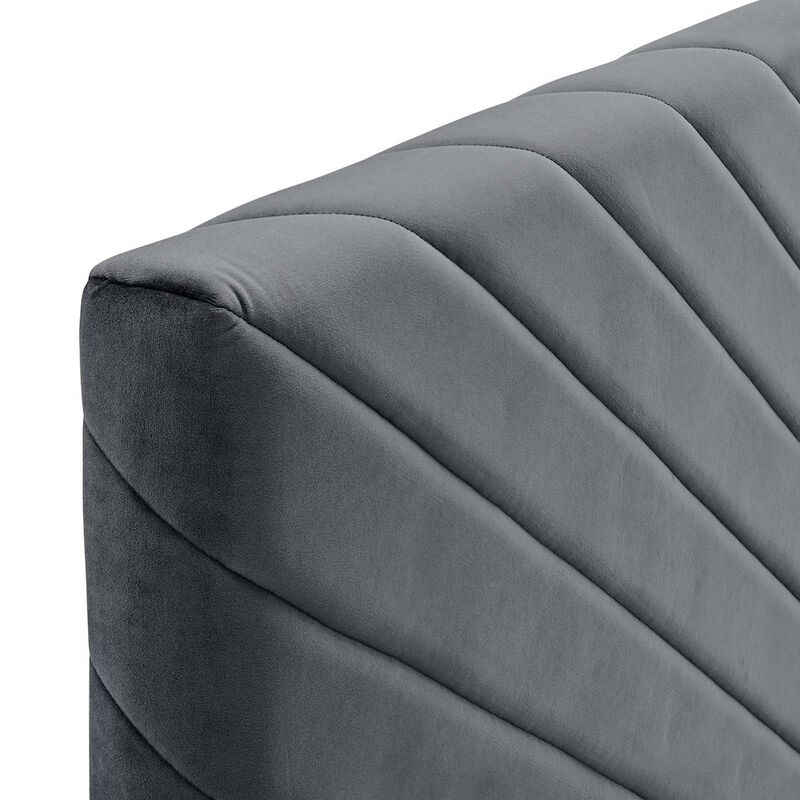 Angular Channel Tufted Performance Velvet King / California King Headboard image number 5