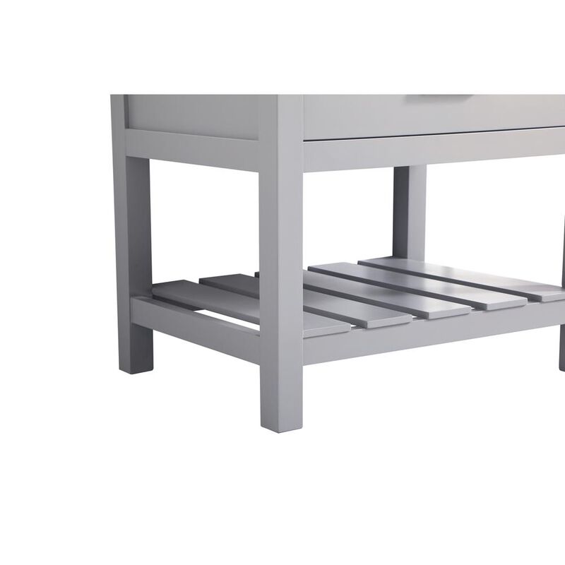 Elegant Kitchen and Bath 30 inch Single bathroom vanity in grey