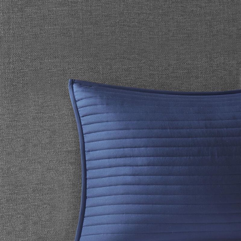 Belen Kox Serene Watercolor Stripe Seersucker Comforter Set, Belen Kox