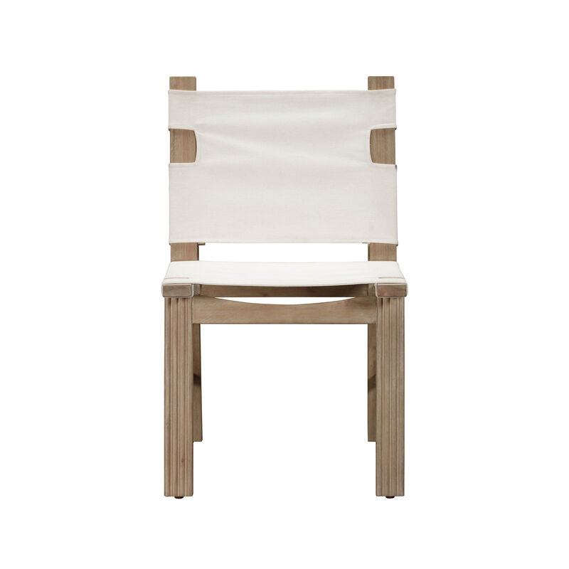 Cassie Cream Outdoor Dining Chair - Set of 2