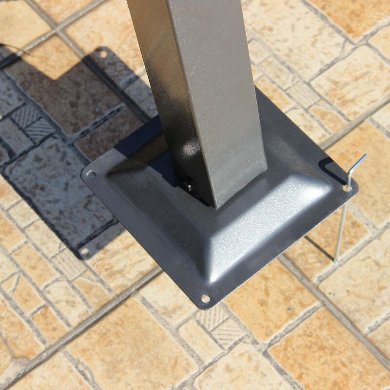 Hivvago 11.5x11.5 Metal Pergola Canopy for Backyard image number 6