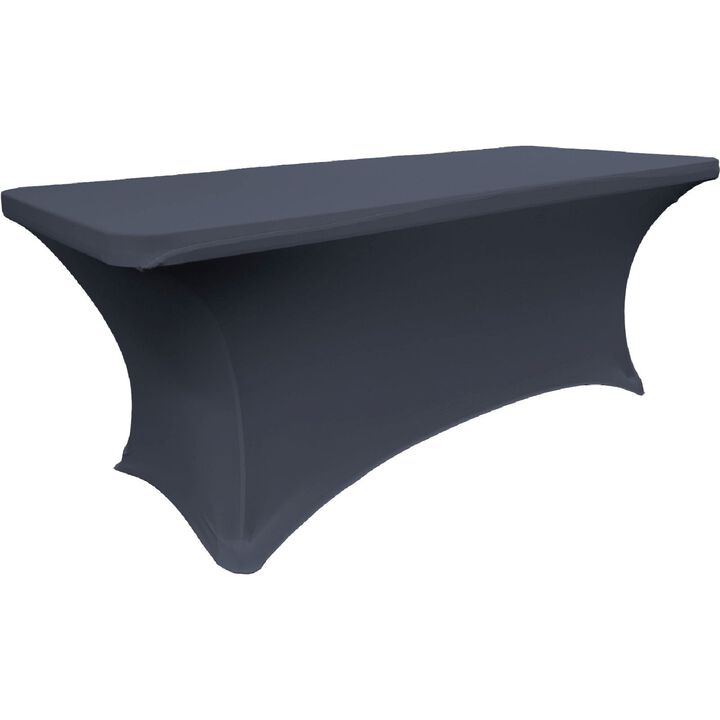 Fitted Rectangular Spandex Tablecloth for Parties, Events and Dining Tables