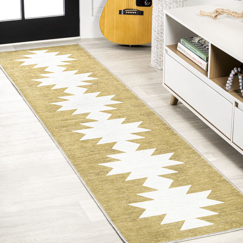 Chayton Minimalist Geometric Machine-Washable Indoor Area Rug