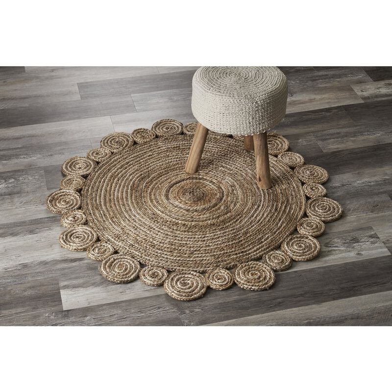 LR Home Boutique Jute Jute Area Rug Indoor image number 1