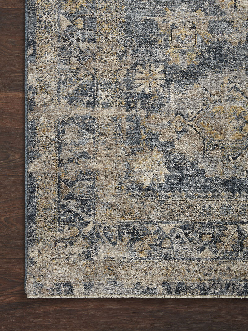 Gaia GAA02 Denim/Taupe 5' x 7'8" Rug