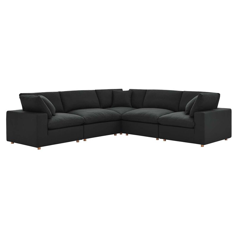Commix Down Filled Overstuffed 5 Piece 5-Piece Sectional Sofa image number 0