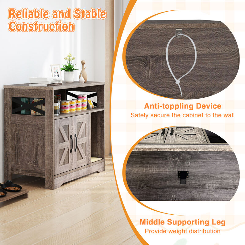 Modern Cat Litter Box Enclosure Hidden Cat Washroom Furniture with Storage Washroom Cabinet