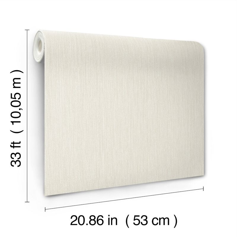 Midolin Salt Ivory Texture Wallpaper (Double Roll) image number 3