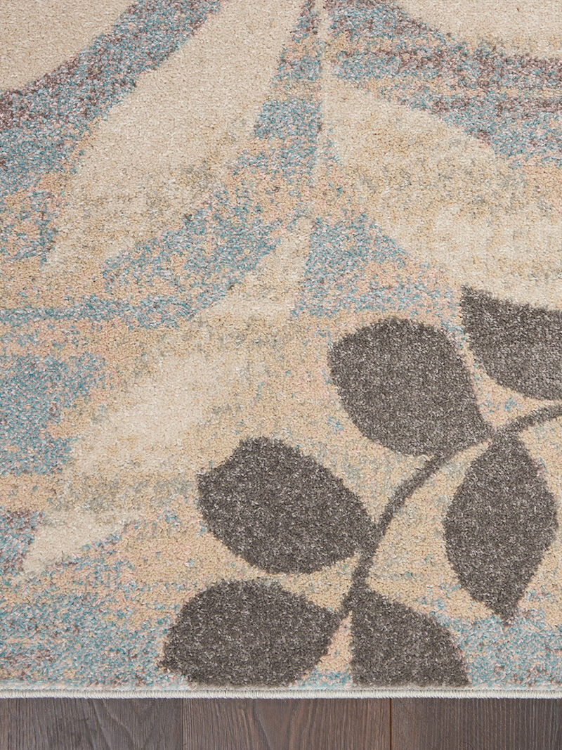 Tranquil TRA01 Ivory/Light Blue 6' x 9' Rug