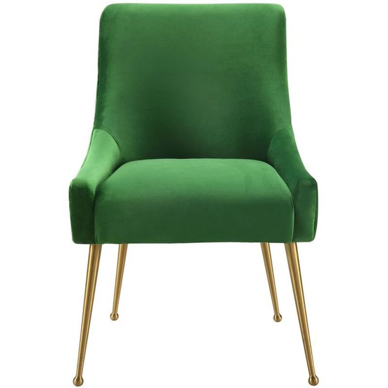 Casafoyer Beatrix Green Velvet Side Chair image number 3