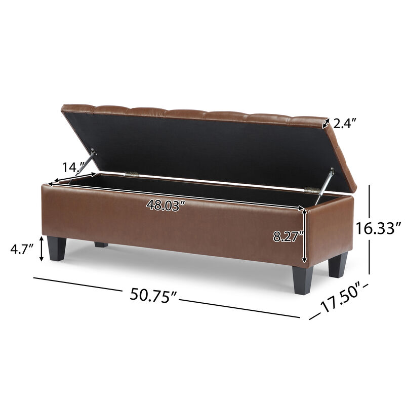 Merax Ottoman Bench with Storage image number 9