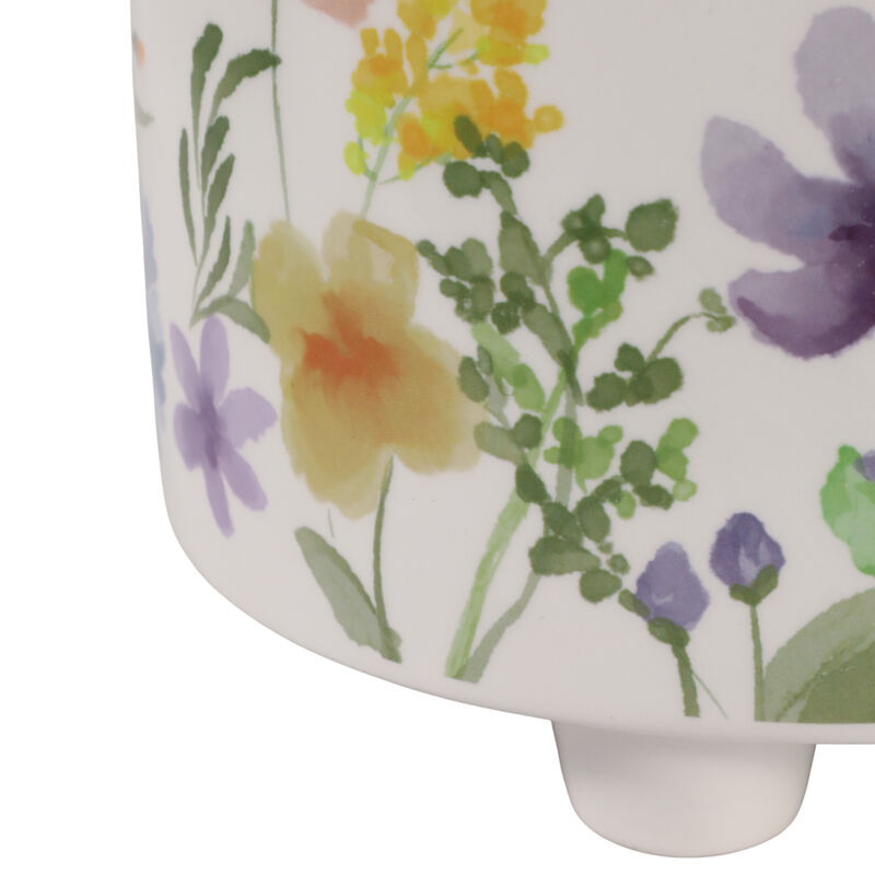 S/2 Wildflowers Footed Planter image number 5